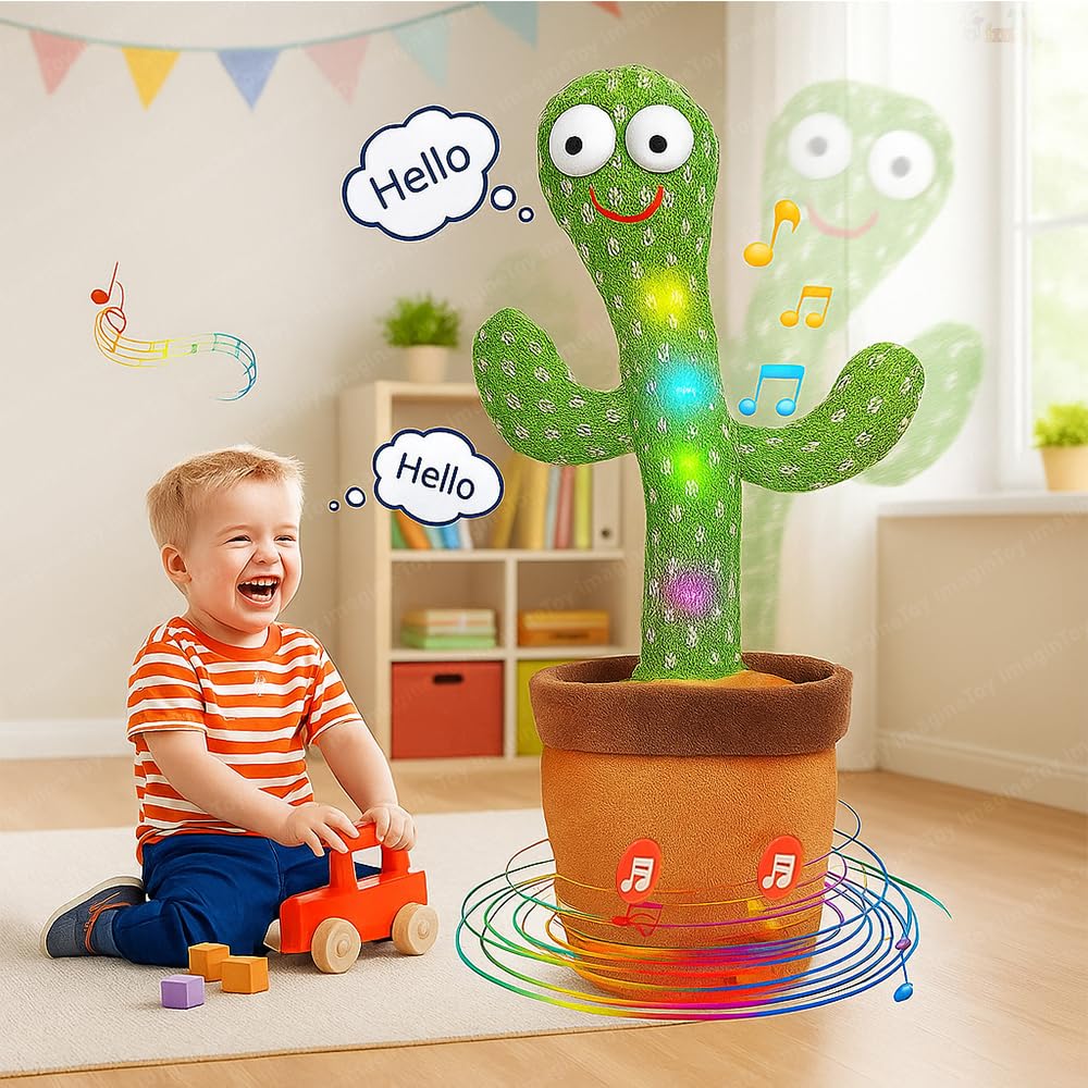 🌵 Dancing & Talking Cactus Toy – Interactive Musical Plush