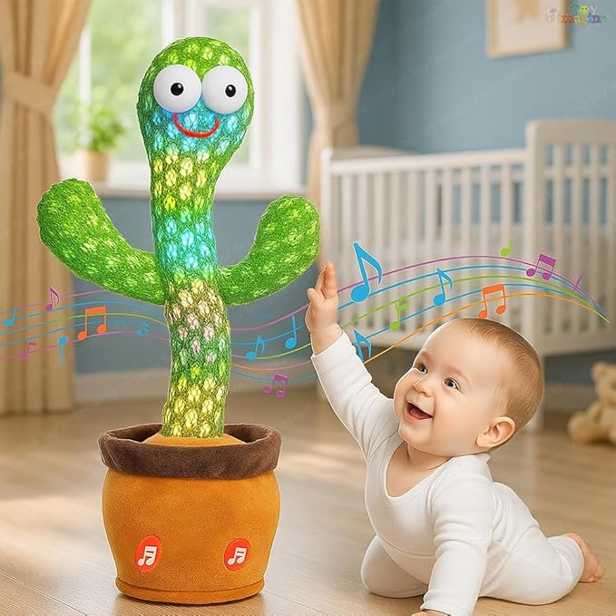 🌵 Dancing & Talking Cactus Toy – Interactive Musical Plush