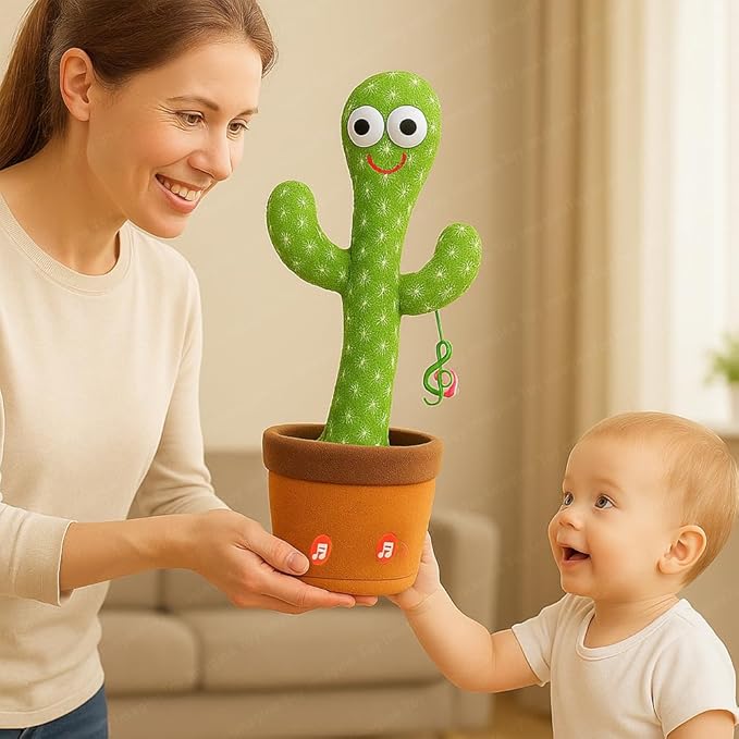 🌵 Dancing & Talking Cactus Toy – Interactive Musical Plush