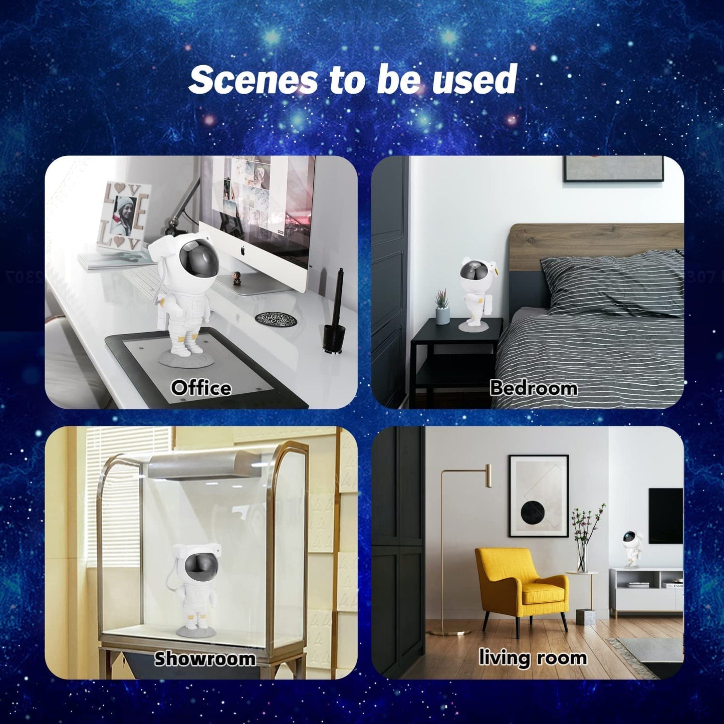 Astronaut Projector Lamp With Remote