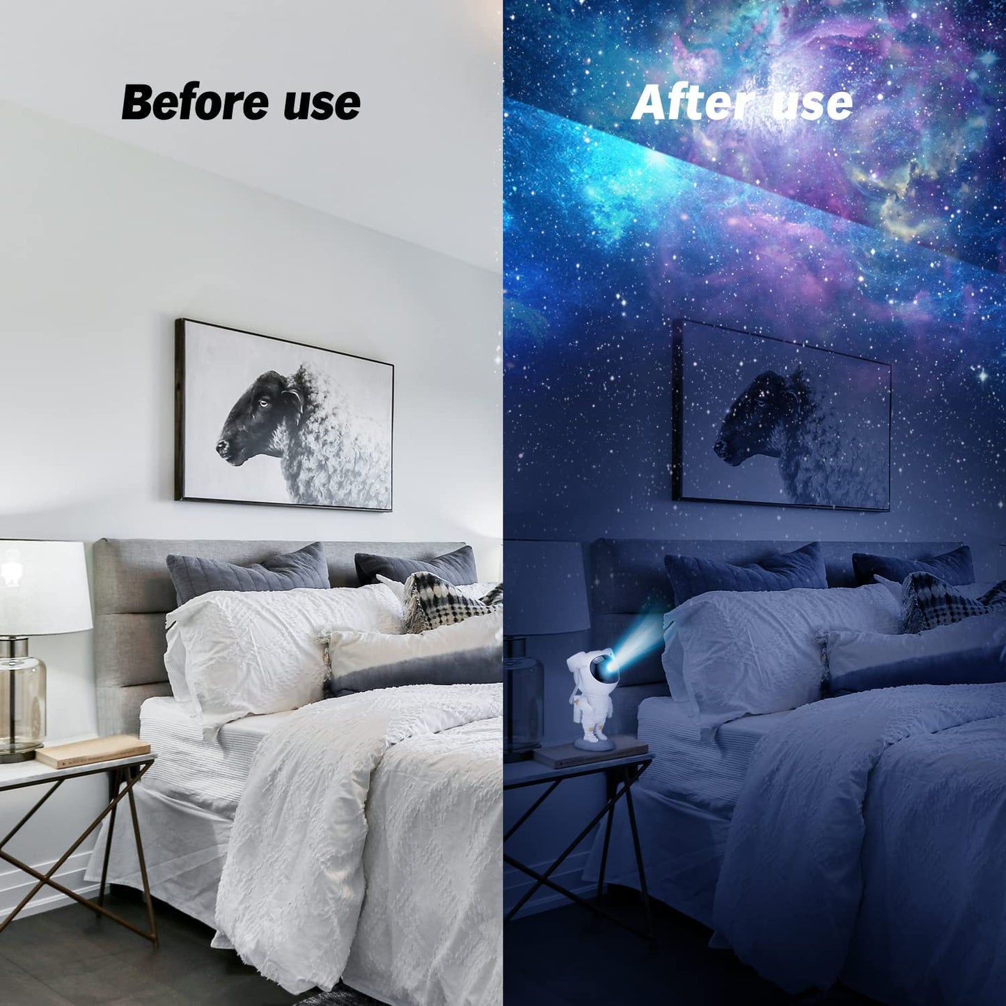 Astronaut Projector Lamp With Remote