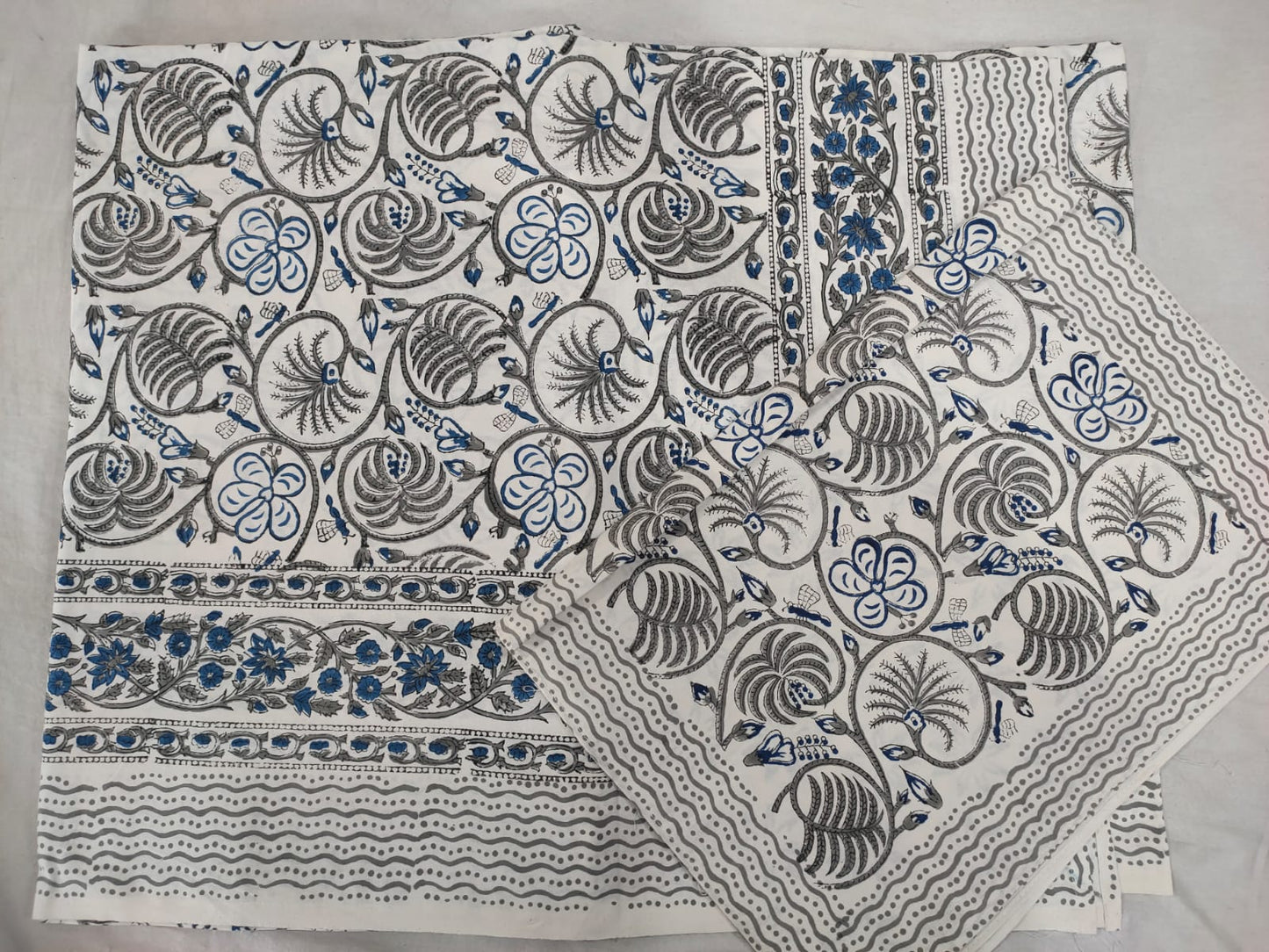 Hand Block Printed Cotton Bedsheet