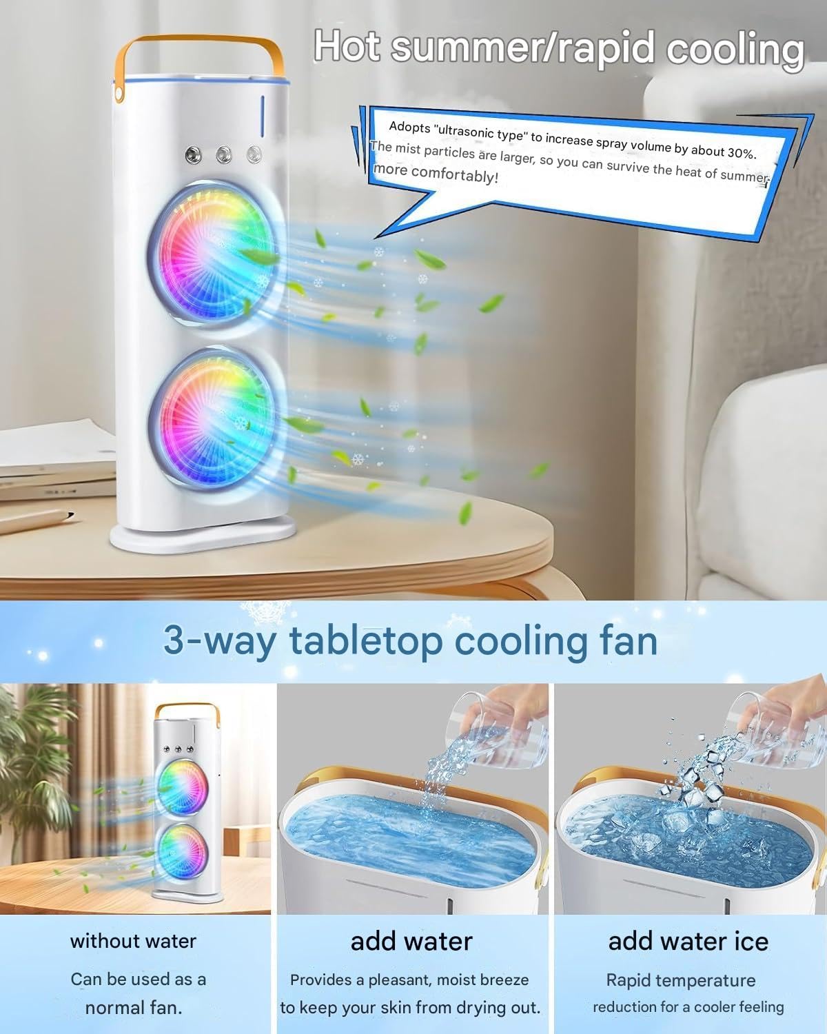 Portable Rechargeable Mini Air Cooler