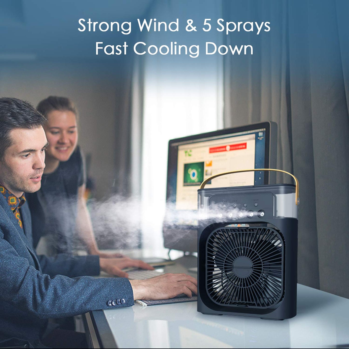 Portable Mini Cooler & Humidifier