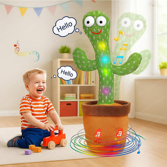 🌵 Dancing & Talking Cactus Toy – Interactive Musical Plush