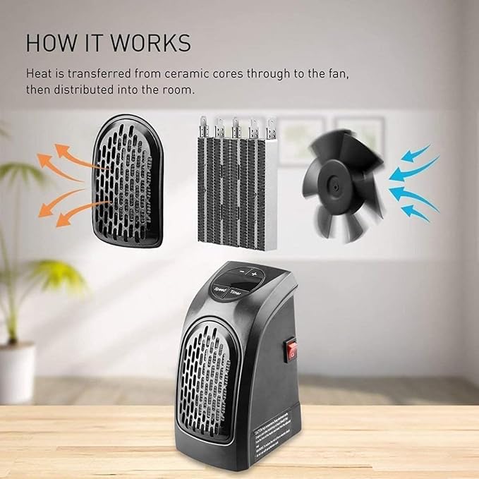 Handy Heater With Remote – Compact, Powerful & Smart Heating Solution