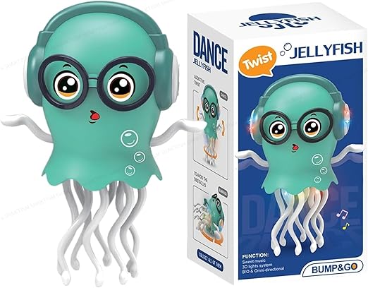 🪼💃 Premium Quality Dancing Jellyfish Musical Toy with Lights & Motion Sensor