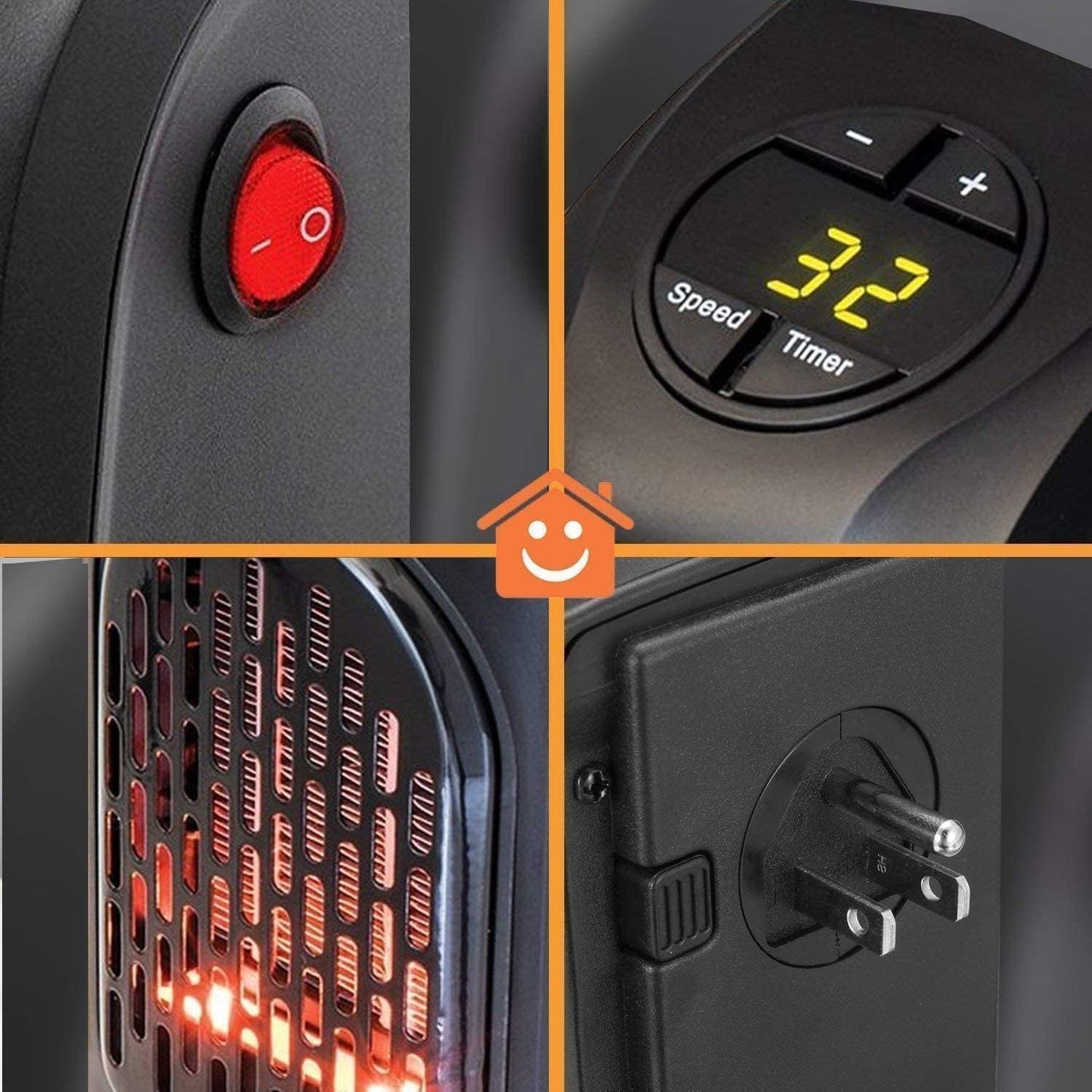 Handy Heater With Remote – Compact, Powerful & Smart Heating Solution