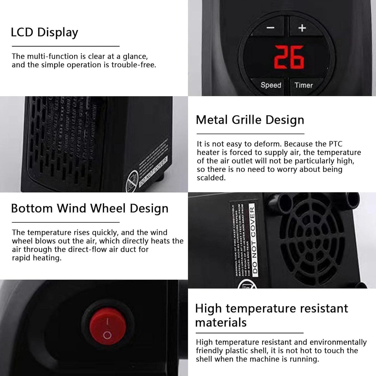 Handy Heater With Remote – Compact, Powerful & Smart Heating Solution