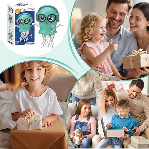 🪼💃 Premium Quality Dancing Jellyfish Musical Toy with Lights & Motion Sensor