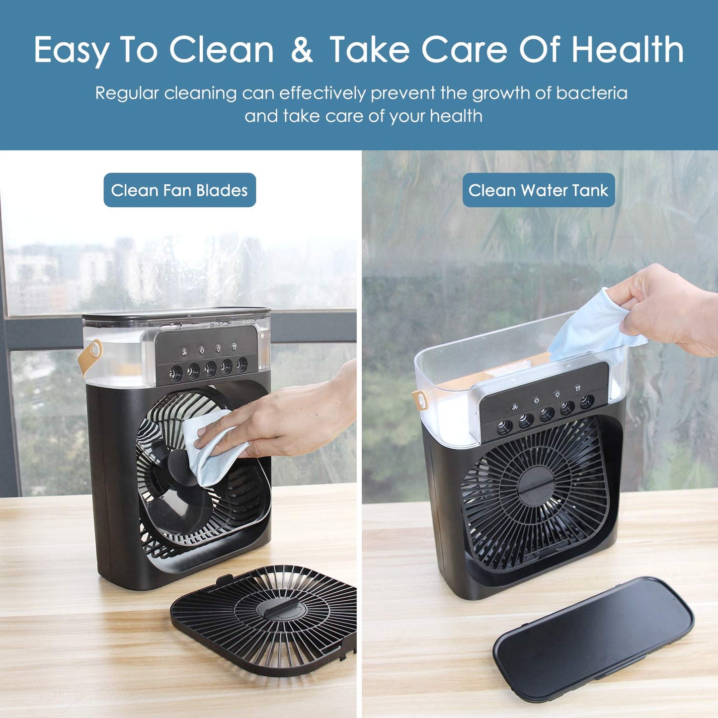 Portable Mini Cooler & Humidifier